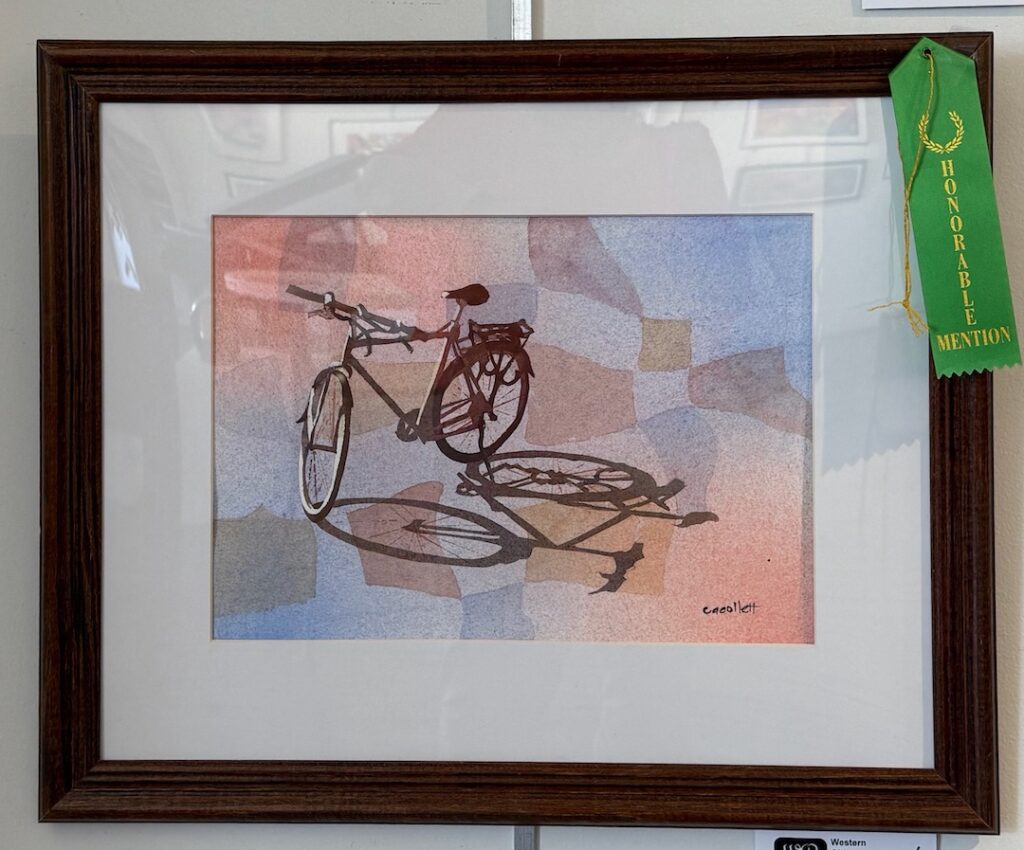 Past Art Shows carol collett bicycle
