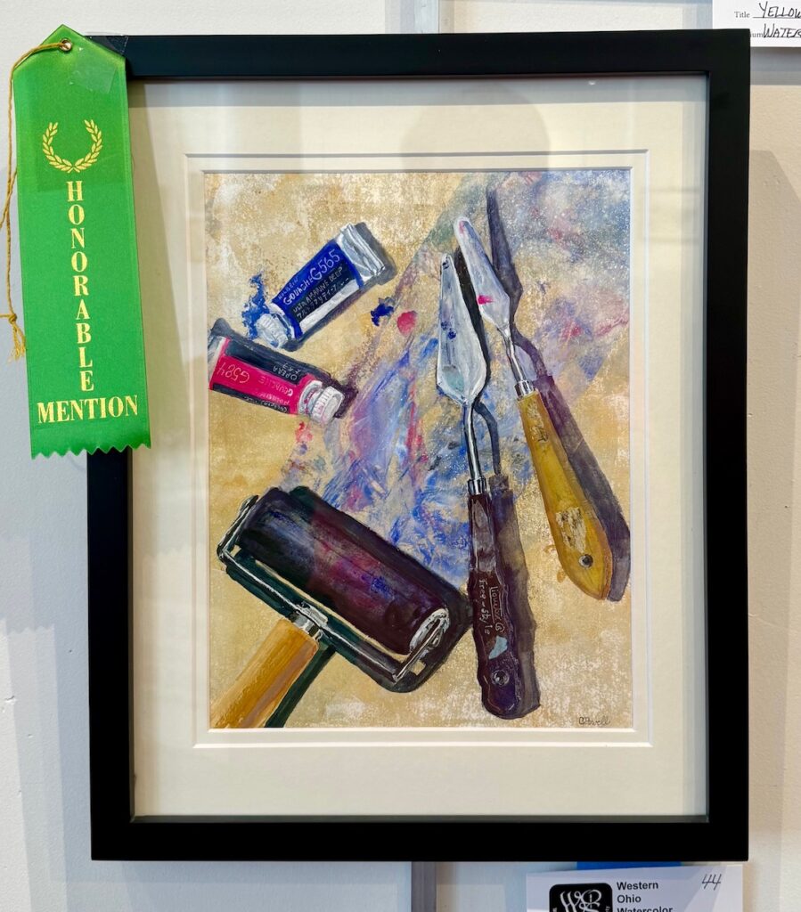 Past Art Shows christy powell printmaking tools