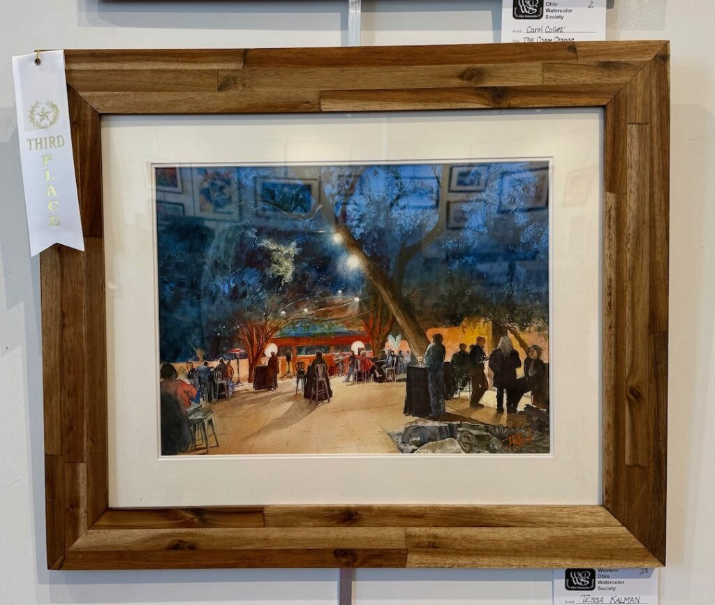 Past Art Shows tessa kalman art reception